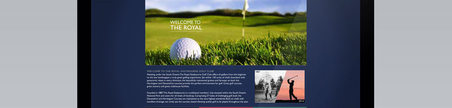 Golf club branding and website Design East Sussex